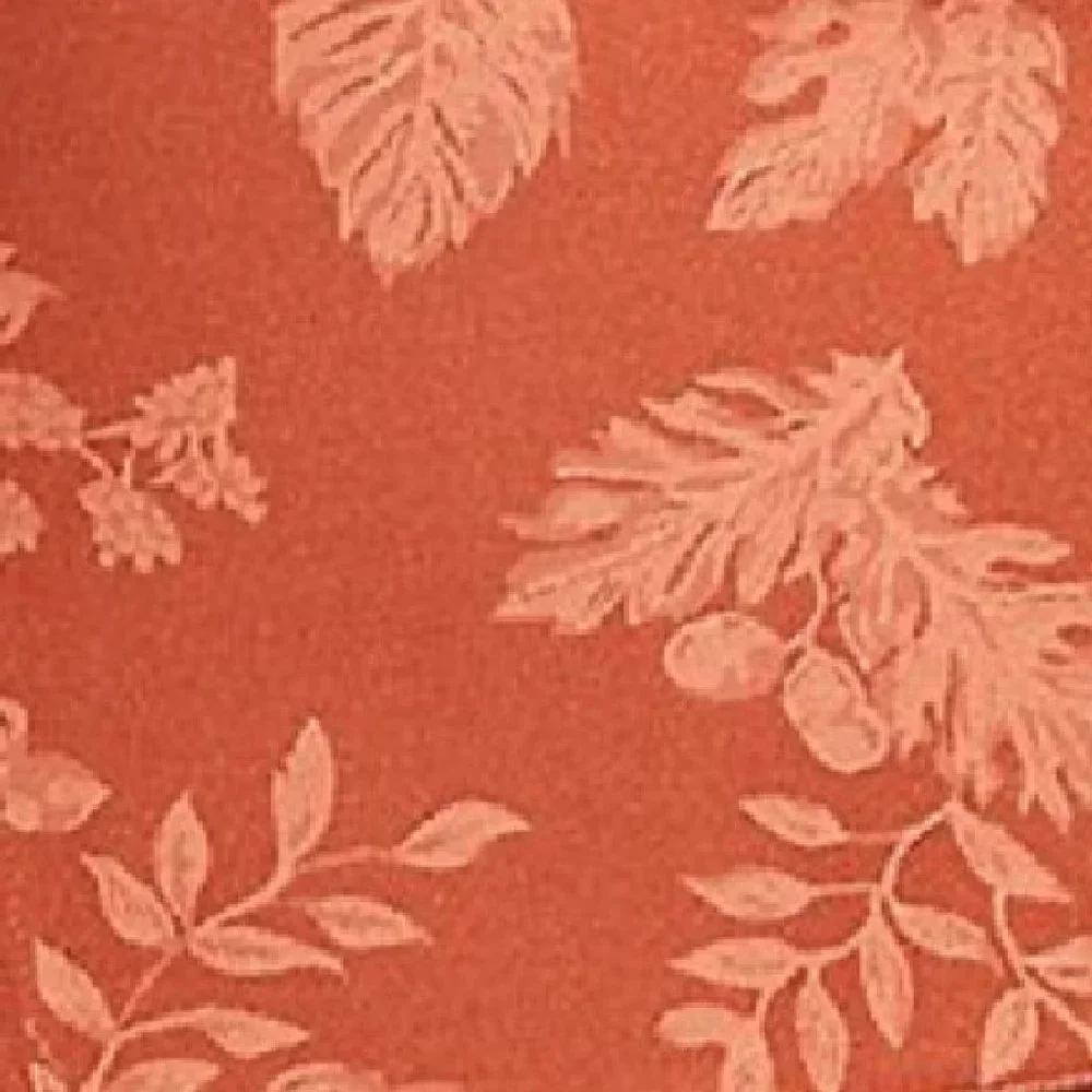 new in pkg SPICE-color Autumn Medley Damask 60x104 inch Tablecloth - Seats 6 o 8